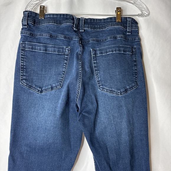 2 tpj Jeans Mens 34x28 Blue Athletic Fit Stretch Denim 5 Pocket Jeans - Picture 5 of 13